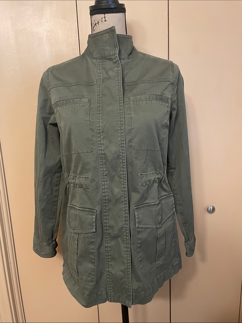 Universal Thread Olive Utility Jacket with Front Pockets - Picture 6 of 10